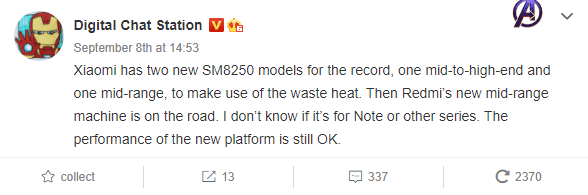 smartphone Xiaomi